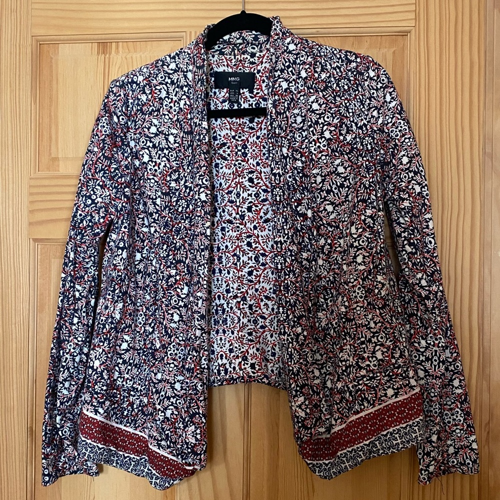 Patterned Blazer